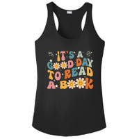 Its Good Day To Read Book Funny Library Reading Lovers Ladies PosiCharge Competitor Racerback Tank