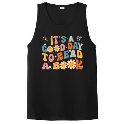 Its Good Day To Read Book Funny Library Reading Lovers PosiCharge Competitor Tank