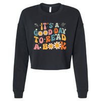 Its Good Day To Read Book Funny Library Reading Lovers Cropped Pullover Crew