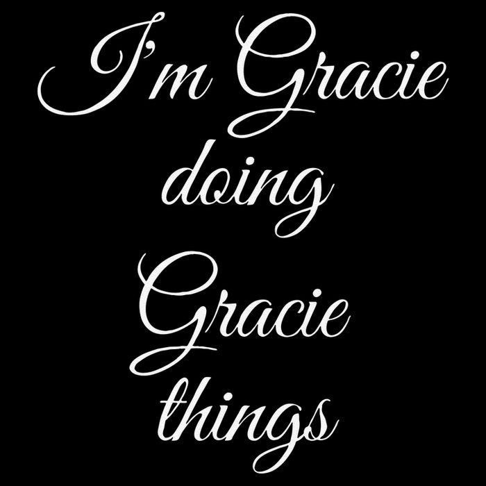 I'M GRACIE DOING GRACIE THINGS Funny Birthday Name Gift Idea Backpack