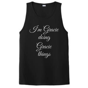 I'M GRACIE DOING GRACIE THINGS Funny Birthday Name Gift Idea PosiCharge Competitor Tank