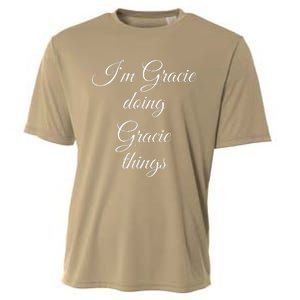 I'M GRACIE DOING GRACIE THINGS Funny Birthday Name Gift Idea Cooling Performance Crew T-Shirt