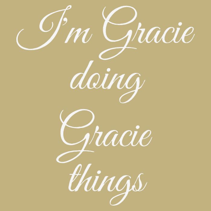 I'M GRACIE DOING GRACIE THINGS Funny Birthday Name Gift Idea Cooling Performance Crew T-Shirt