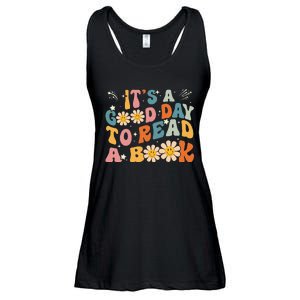 Its Good Day To Read Book Funny Library Reading Lovers Ladies Essential Flowy Tank