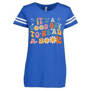 Its Good Day To Read Book Funny Library Reading Lovers Enza Ladies Jersey Football T-Shirt