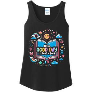 ItS Good Day To Read Book Funny Library Reading Books Lover Ladies Essential Tank