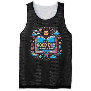 ItS Good Day To Read Book Funny Library Reading Books Lover Mesh Reversible Basketball Jersey Tank