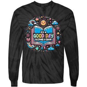 ItS Good Day To Read Book Funny Library Reading Books Lover Tie-Dye Long Sleeve Shirt