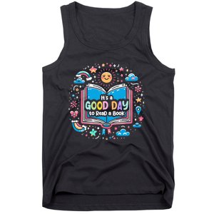 ItS Good Day To Read Book Funny Library Reading Books Lover Tank Top