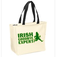 Irish Goodbye Expert Funny St Patrick's Day Irish Ireland Zip Tote Bag