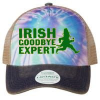 Irish Goodbye Expert Funny St Patrick's Day Irish Ireland Legacy Tie Dye Trucker Hat