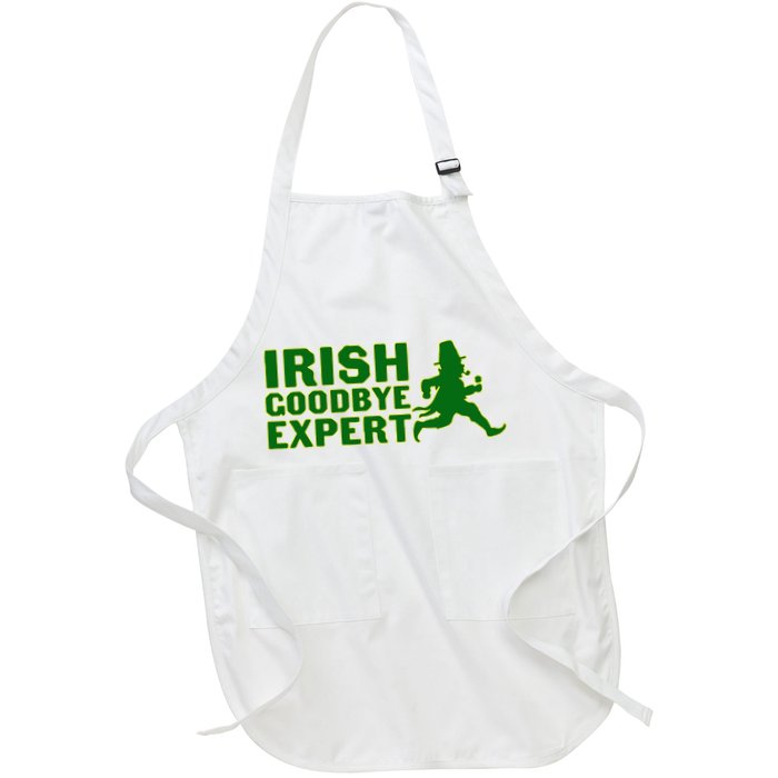 Irish Goodbye Expert Funny St Patrick's Day Irish Ireland Apron