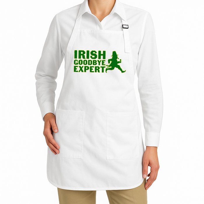 Irish Goodbye Expert Funny St Patrick's Day Irish Ireland Apron