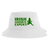 Irish Goodbye Expert Funny St Patrick's Day Irish Ireland Sustainable Bucket Hat