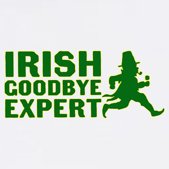 Irish Goodbye Expert Funny St Patrick's Day Irish Ireland Sustainable Bucket Hat