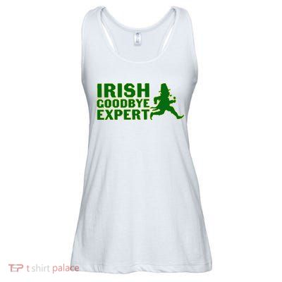Irish Goodbye Expert Funny St Patrick's Day Irish Ireland Ladies Essential Flowy Tank