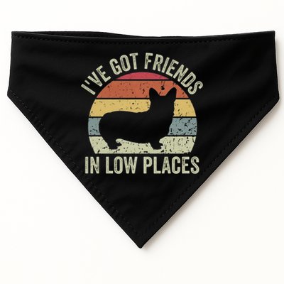 I've Got Friends In Low Places Corgi USA-Made Doggie Bandana