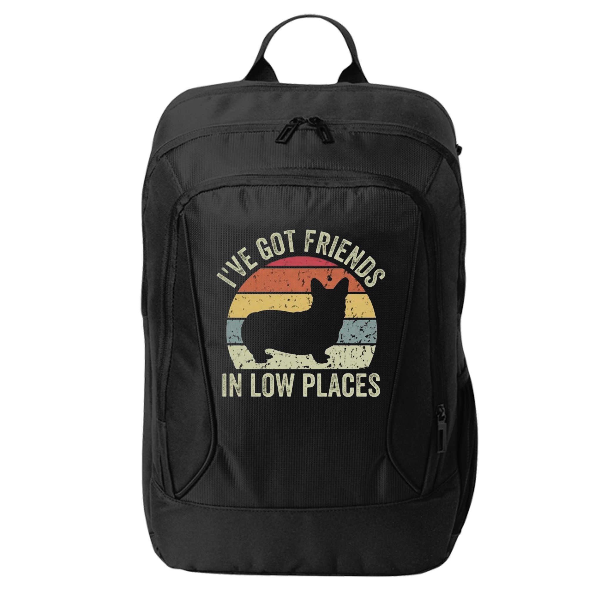 I've Got Friends In Low Places Corgi City Backpack