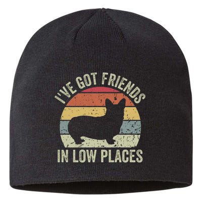I've Got Friends In Low Places Corgi Sustainable Beanie
