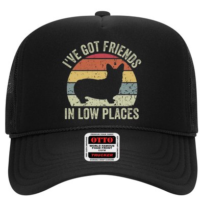 I've Got Friends In Low Places Corgi Trucker Hat