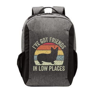 I've Got Friends In Low Places Corgi Vector Backpack