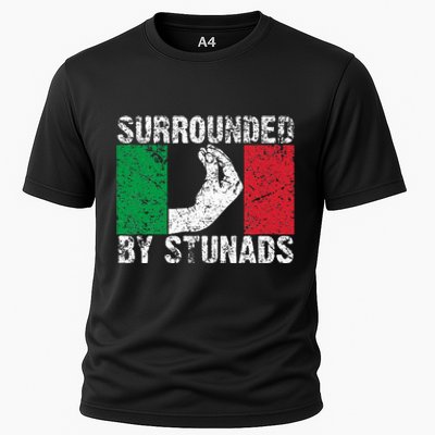 Italian Gift For Cool Surrounded By Stunads Cooling Performance Crew T-Shirt