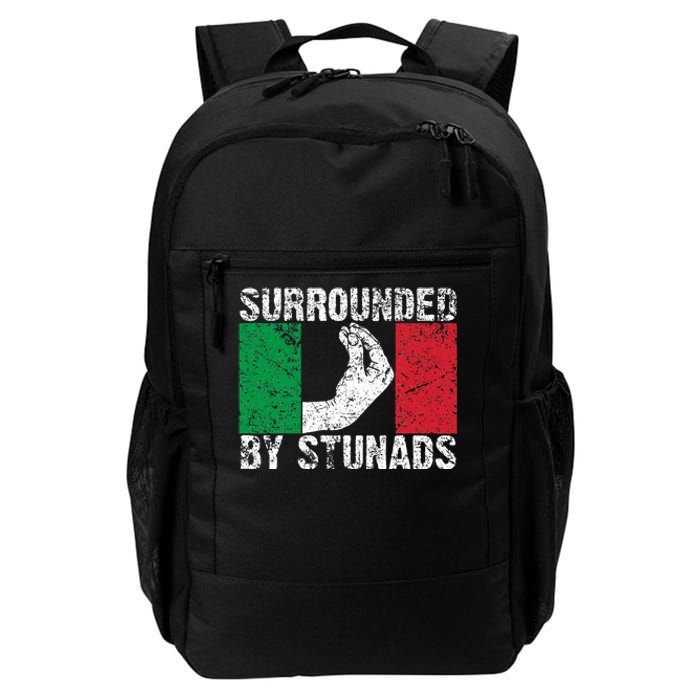 Italian Gift For Cool Surrounded By Stunads Daily Commute Backpack