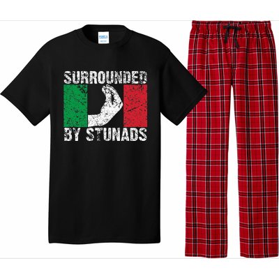 Italian Gift For Cool Surrounded By Stunads Pajama Set