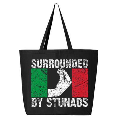 Italian Gift For Cool Surrounded By Stunads 25L Jumbo Tote