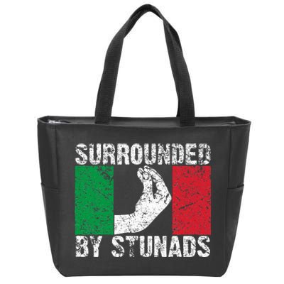 Italian Gift For Cool Surrounded By Stunads Zip Tote Bag