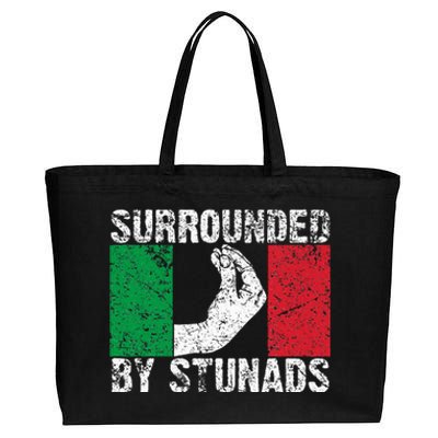 Italian Gift For Cool Surrounded By Stunads Cotton Canvas Jumbo Tote