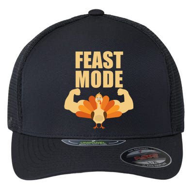 Ideal Gift For Thanksgiving Feast Mode Adult And Gift Flexfit Unipanel Trucker Cap