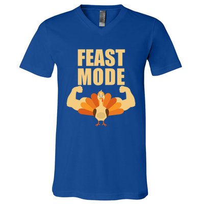 Ideal Gift For Thanksgiving Feast Mode Adult And Gift V-Neck T-Shirt