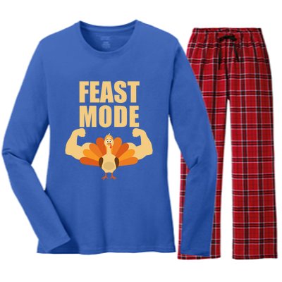 Ideal Gift For Thanksgiving Feast Mode Adult And Gift Women's Long Sleeve Flannel Pajama Set 