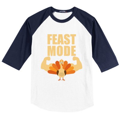 Ideal Gift For Thanksgiving Feast Mode Adult And Gift Baseball Sleeve Shirt