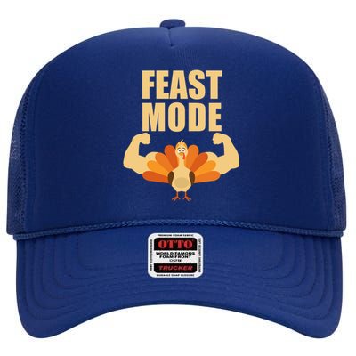 Ideal Gift For Thanksgiving Feast Mode Adult And Gift High Crown Mesh Back Trucker Hat