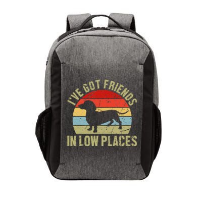 IVe Got Friends In Low Places Dachshund Vector Backpack