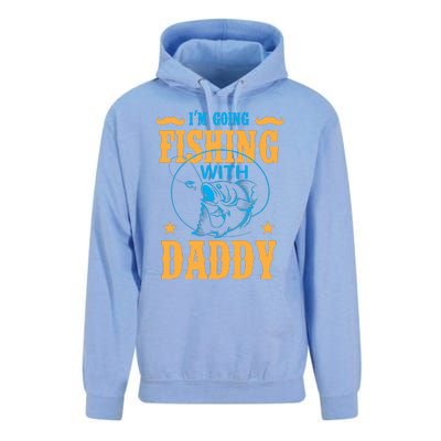 I'm Going Fishing With Daddy Unisex Surf Hoodie