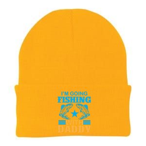 I'm Going Fishing With Daddy T Knit Cap Winter Beanie