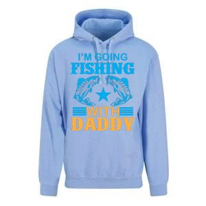 I'm Going Fishing With Daddy T Unisex Surf Hoodie