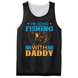 I'm Going Fishing With Daddy Mesh Reversible Basketball Jersey Tank