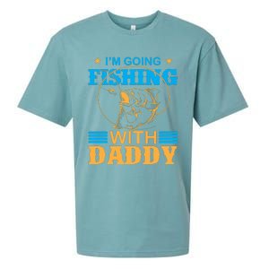 I'm Going Fishing With Daddy Sueded Cloud Jersey T-Shirt