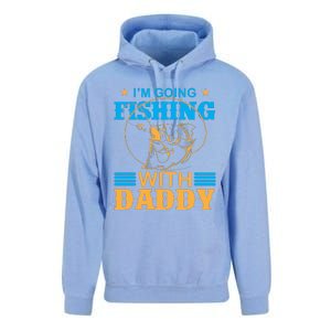 I'm Going Fishing With Daddy Unisex Surf Hoodie