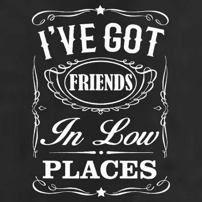 I've Got Friends In Low Places Country Music Cool Comfort Performance Bucket Hat