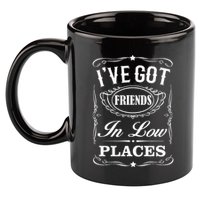I've Got Friends In Low Places Country Music 11oz C Handle Ceramic Mug