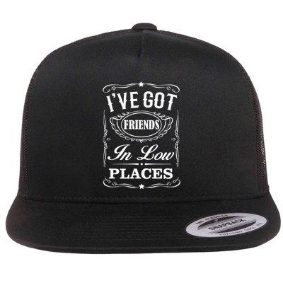 I've Got Friends In Low Places Country Music Flatbill Hat