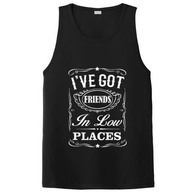 I've Got Friends In Low Places Country Music PosiCharge Competitor Tank