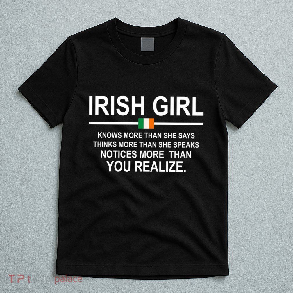 Irish Girl Funny Definition St Patricks Day T-Shirt