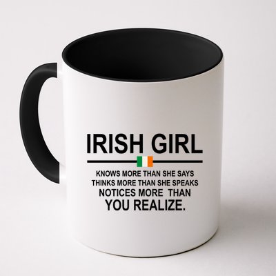 Irish Girl Funny Definition St Patricks Day Mug