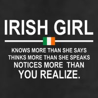 Irish Girl Funny Definition St Patricks Day Golf Towel